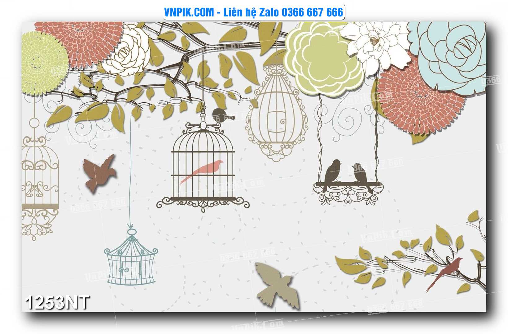 Tranh Trang Trí Phong Cảnh Nghệ Thuật Mã Số 1253NT