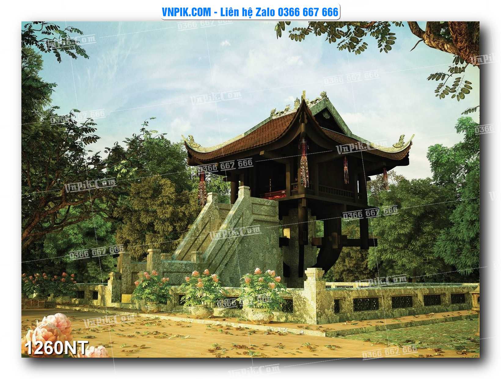 Tranh Trang Trí Phong Cảnh Nghệ Thuật Mã Số 1260NT