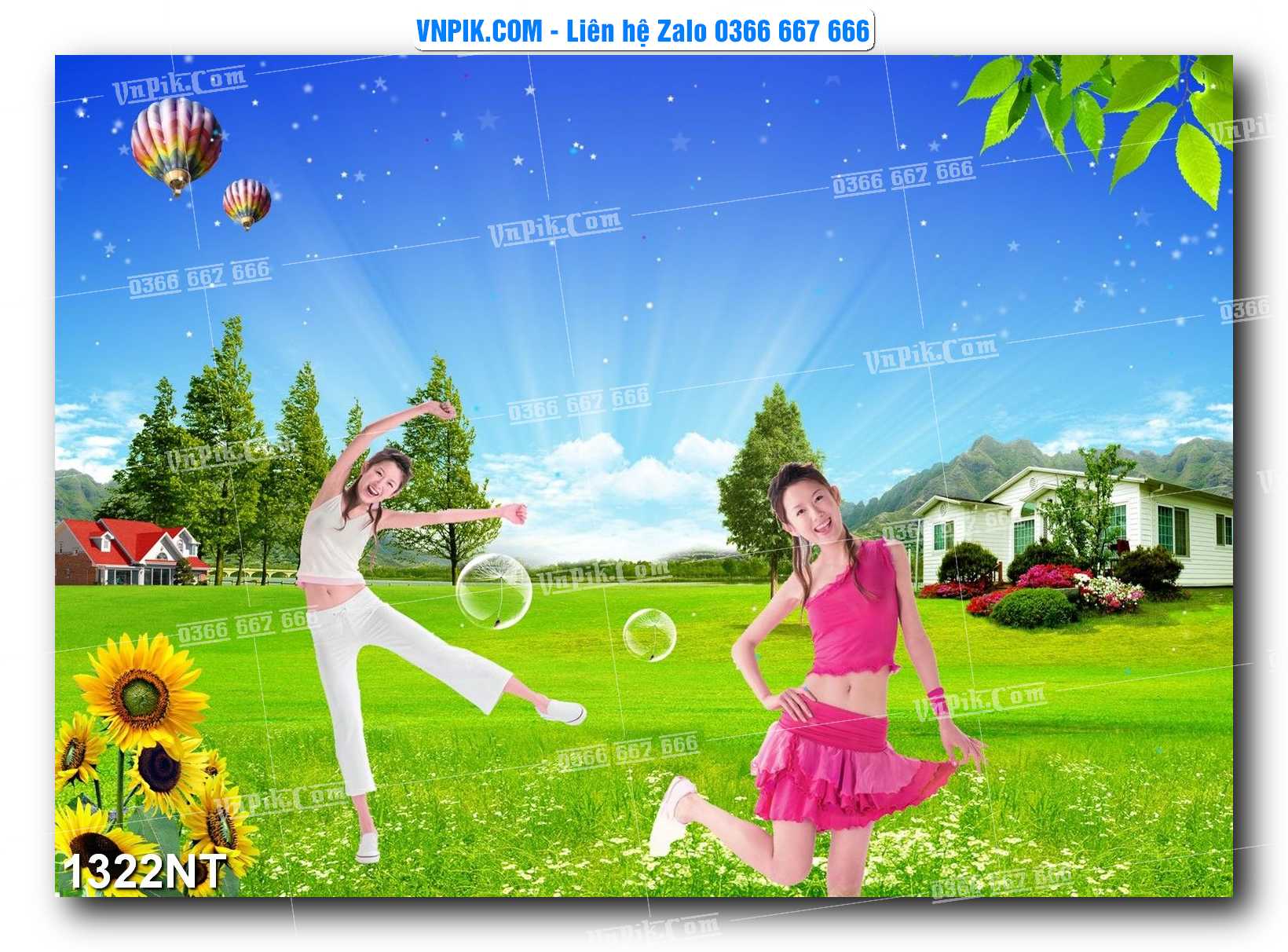 Tranh Trang Trí Phong Cảnh Nghệ Thuật Mã Số 1322NT