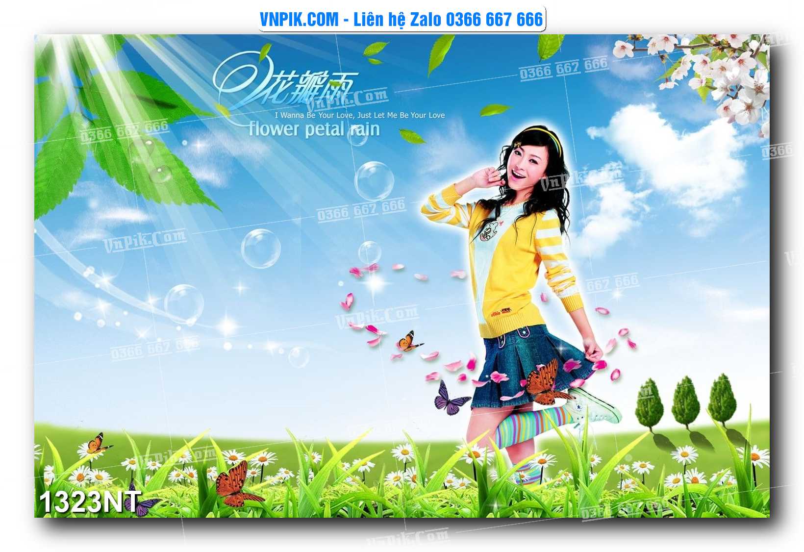 Tranh Trang Trí Phong Cảnh Nghệ Thuật Mã Số 1323NT