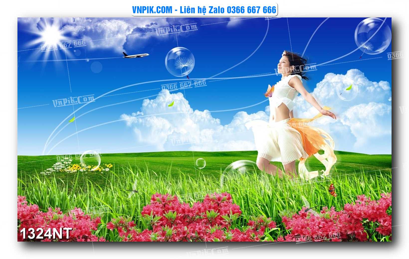 Tranh Trang Trí Phong Cảnh Nghệ Thuật Mã Số 1324NT
