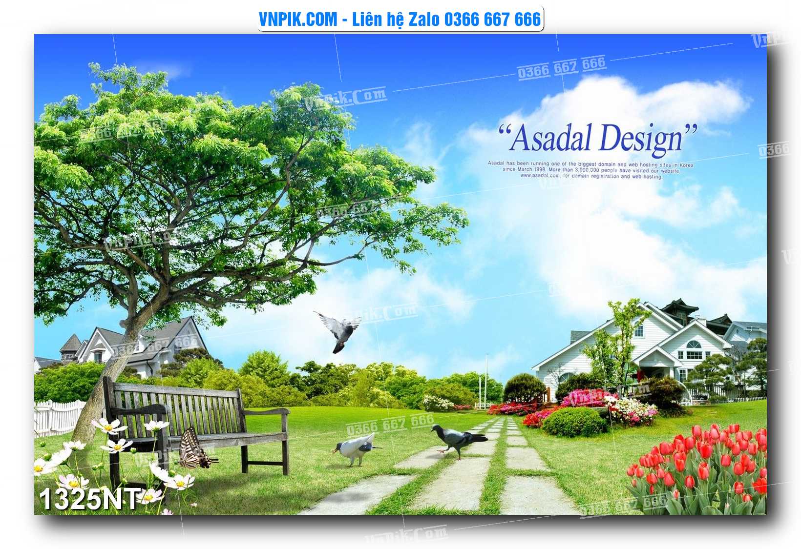 Tranh Trang Trí Phong Cảnh Nghệ Thuật Mã Số 1325NT