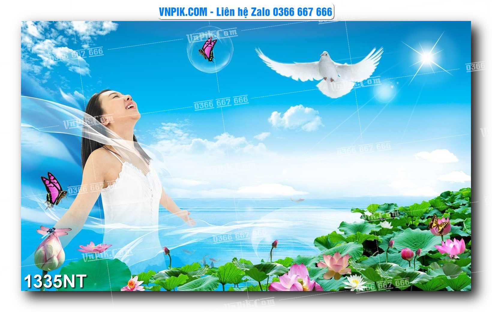 Tranh Trang Trí Phong Cảnh Nghệ Thuật Mã Số 1335NT
