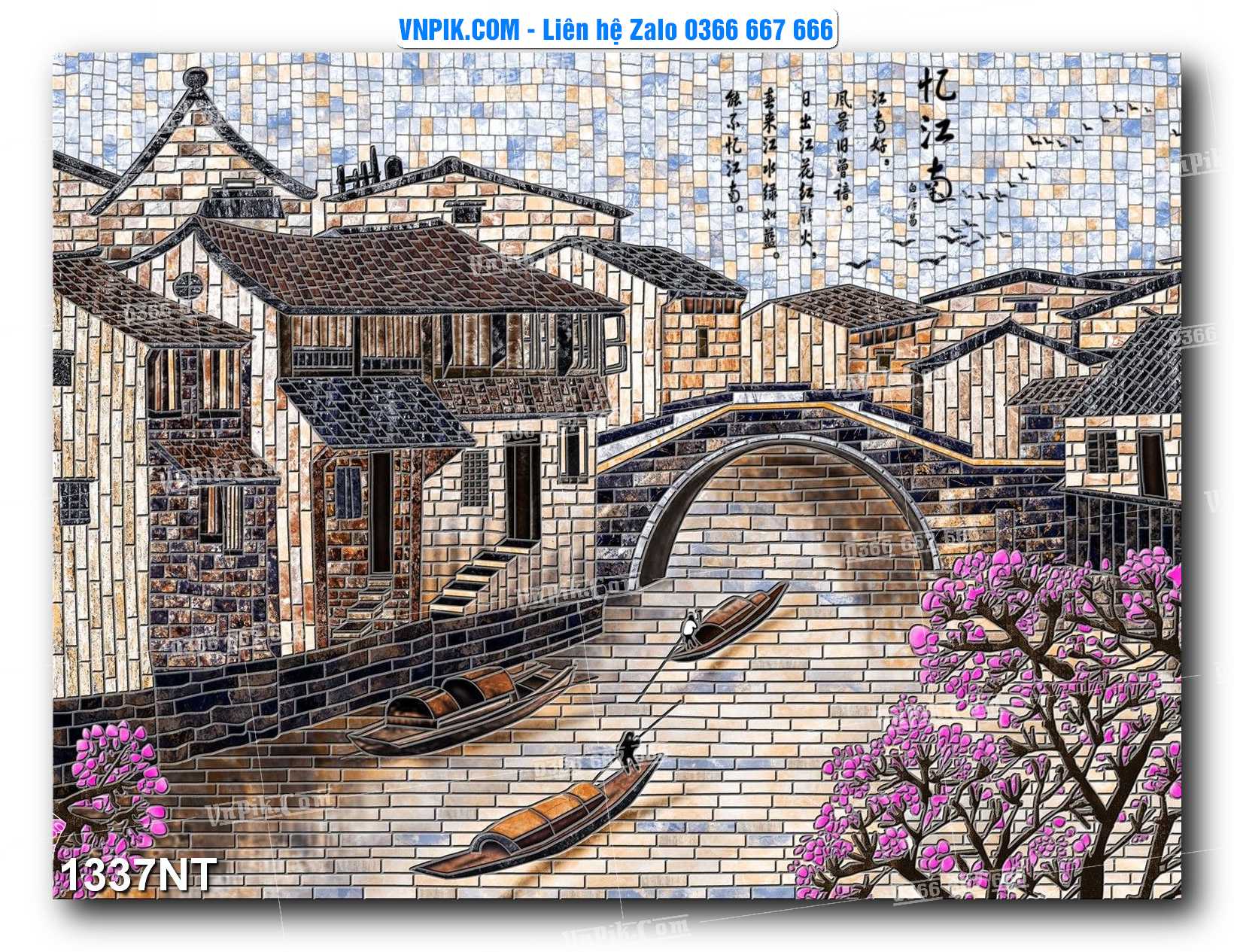 Tranh Trang Trí Phong Cảnh Nghệ Thuật Mã Số 1337NT