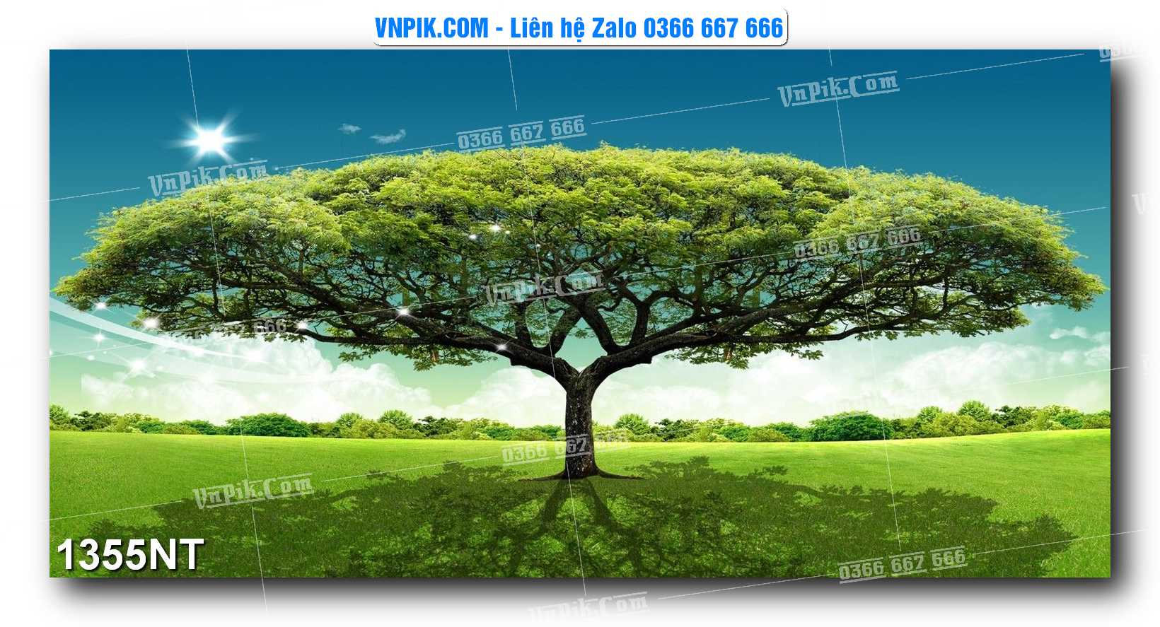 Tranh Trang Trí Phong Cảnh Nghệ Thuật Mã Số 1355NT