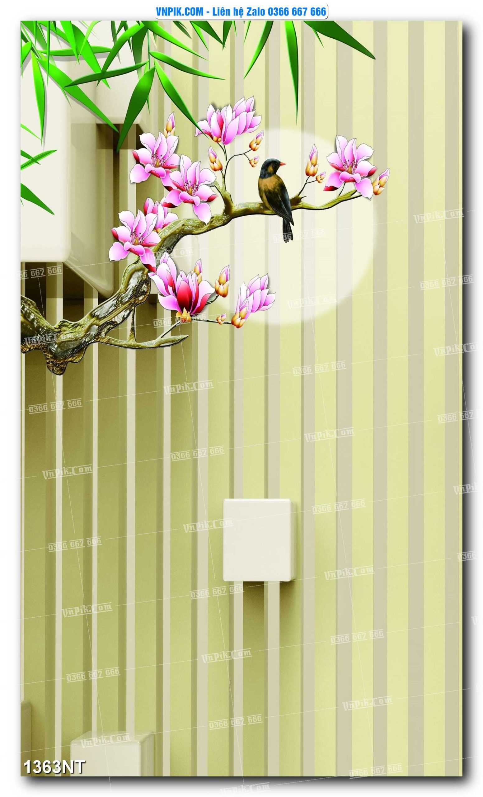 Tranh Trang Trí Phong Cảnh Nghệ Thuật Mã Số 1363NT