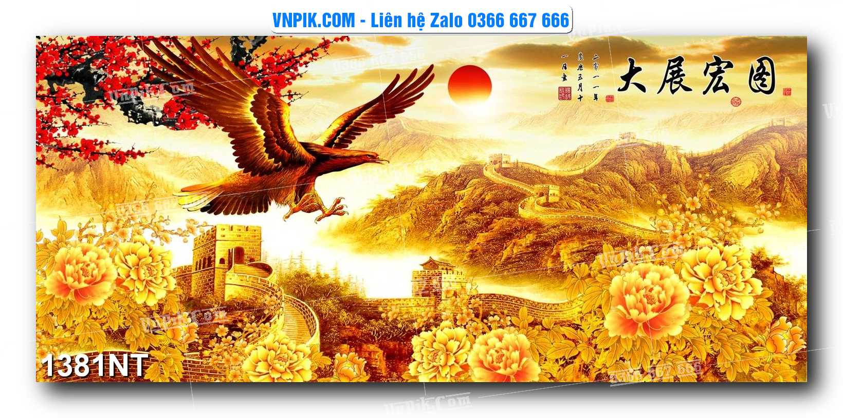 Tranh Trang Trí Phong Cảnh Nghệ Thuật Mã Số 1381NT