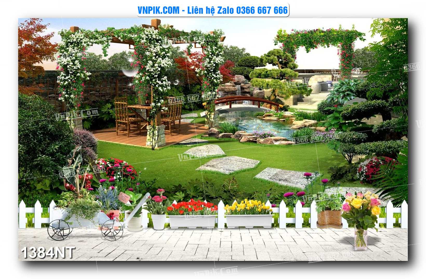 Tranh Trang Trí Phong Cảnh Nghệ Thuật Mã Số 1384NT