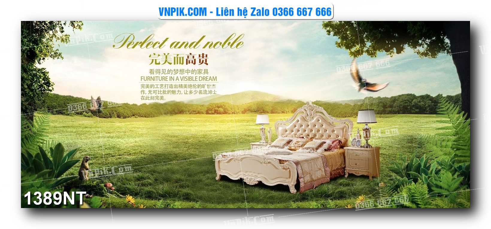 Tranh Trang Trí Phong Cảnh Nghệ Thuật Mã Số 1389NT