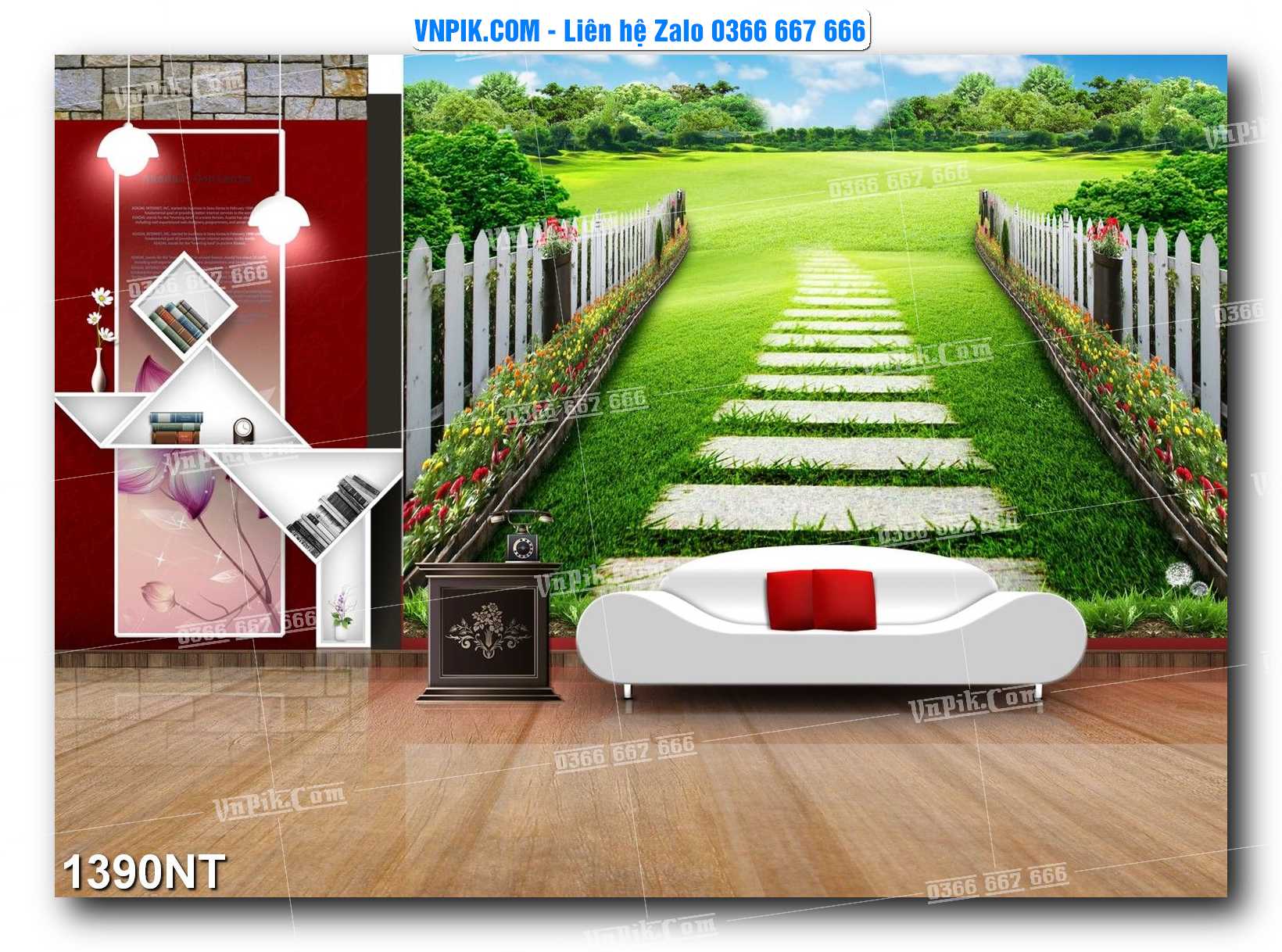 Tranh Trang Trí Phong Cảnh Nghệ Thuật Mã Số 1390NT