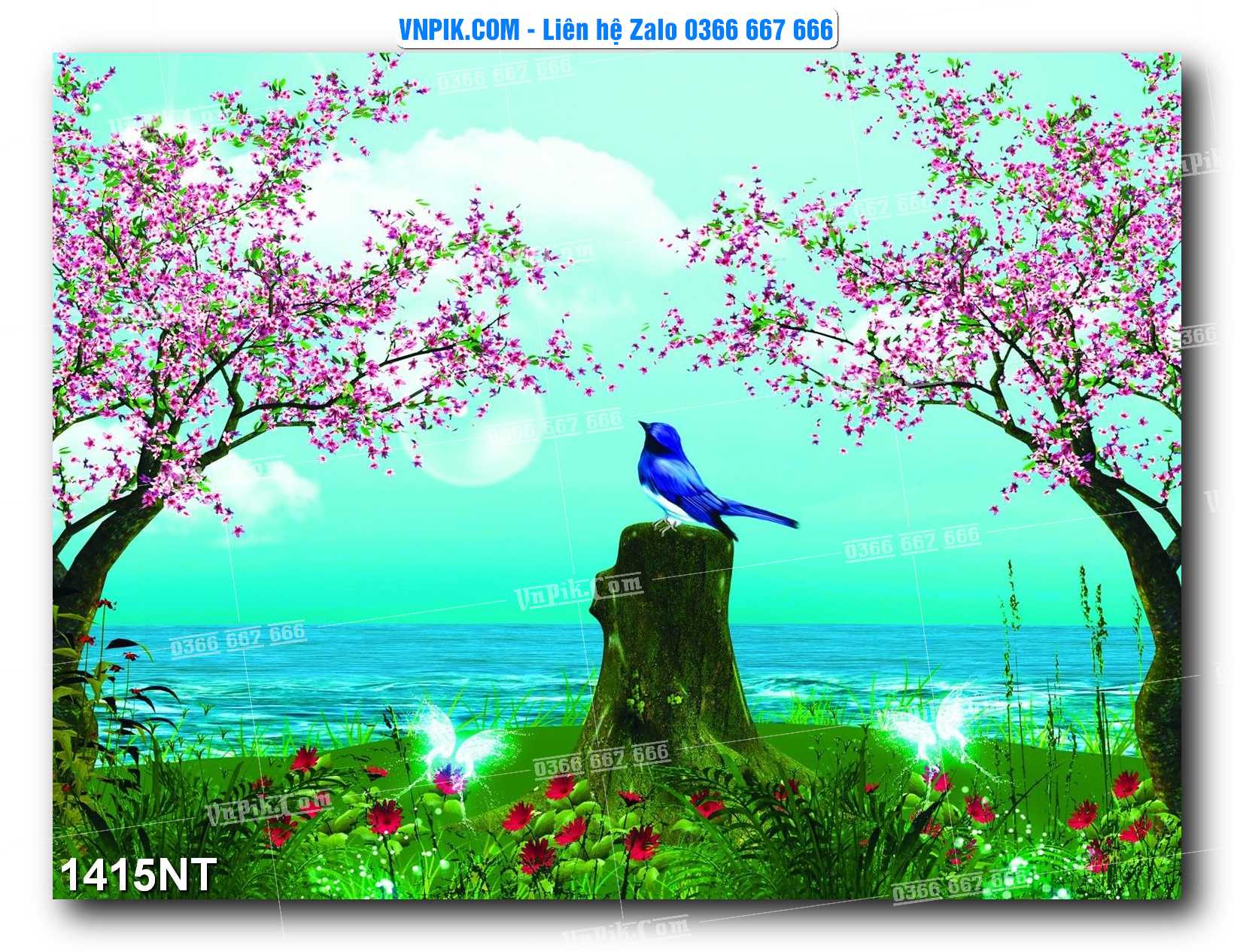 Tranh Trang Trí Phong Cảnh Nghệ Thuật Mã Số 1415NT