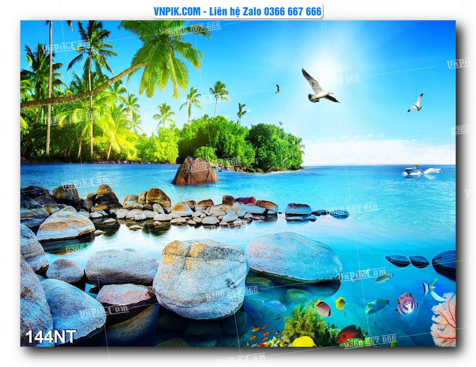 Tranh Trang Trí Phong Cảnh Nghệ Thuật Mã Số 144NT