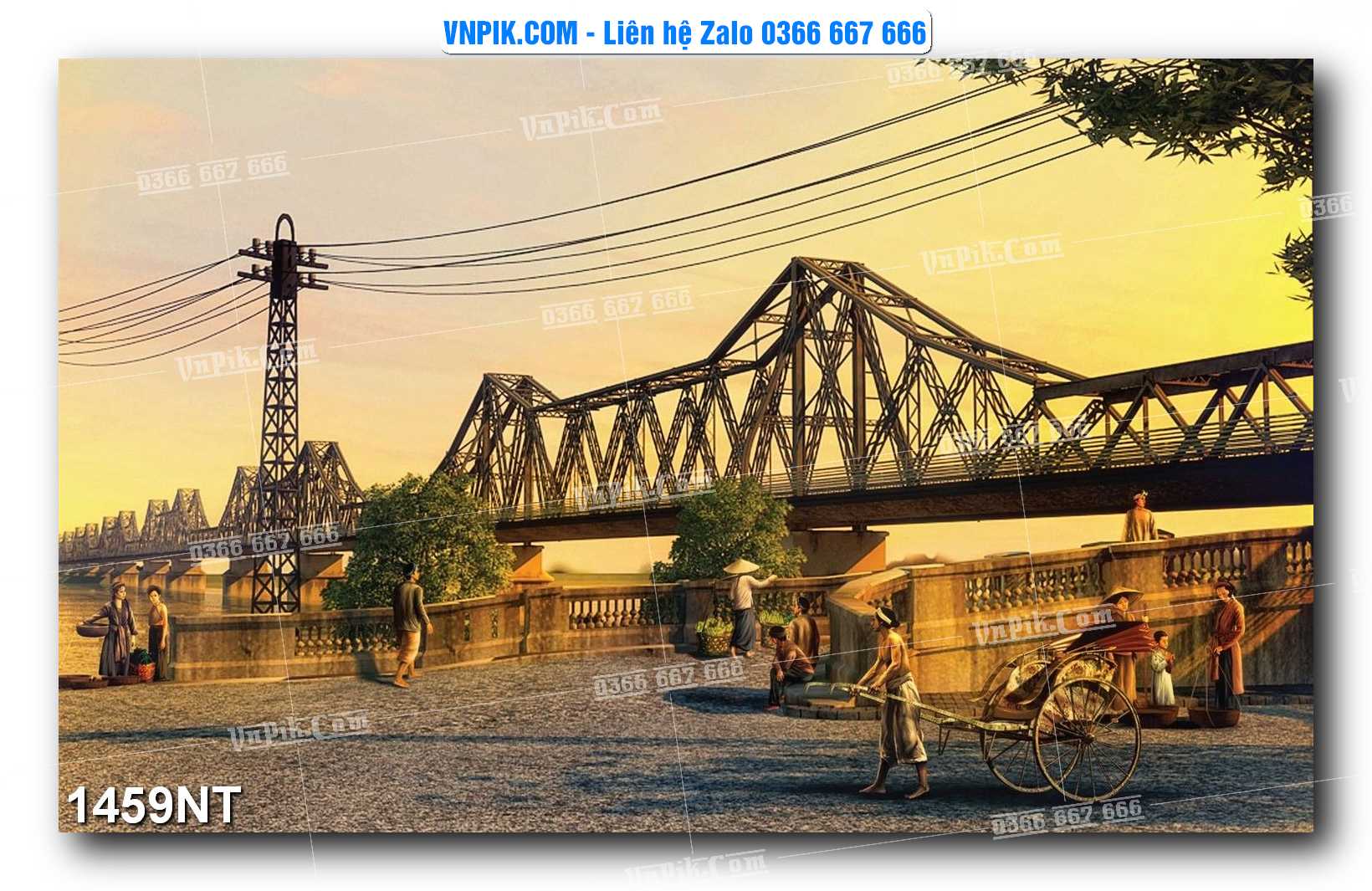 Tranh Trang Trí Phong Cảnh Nghệ Thuật Mã Số 1459NT