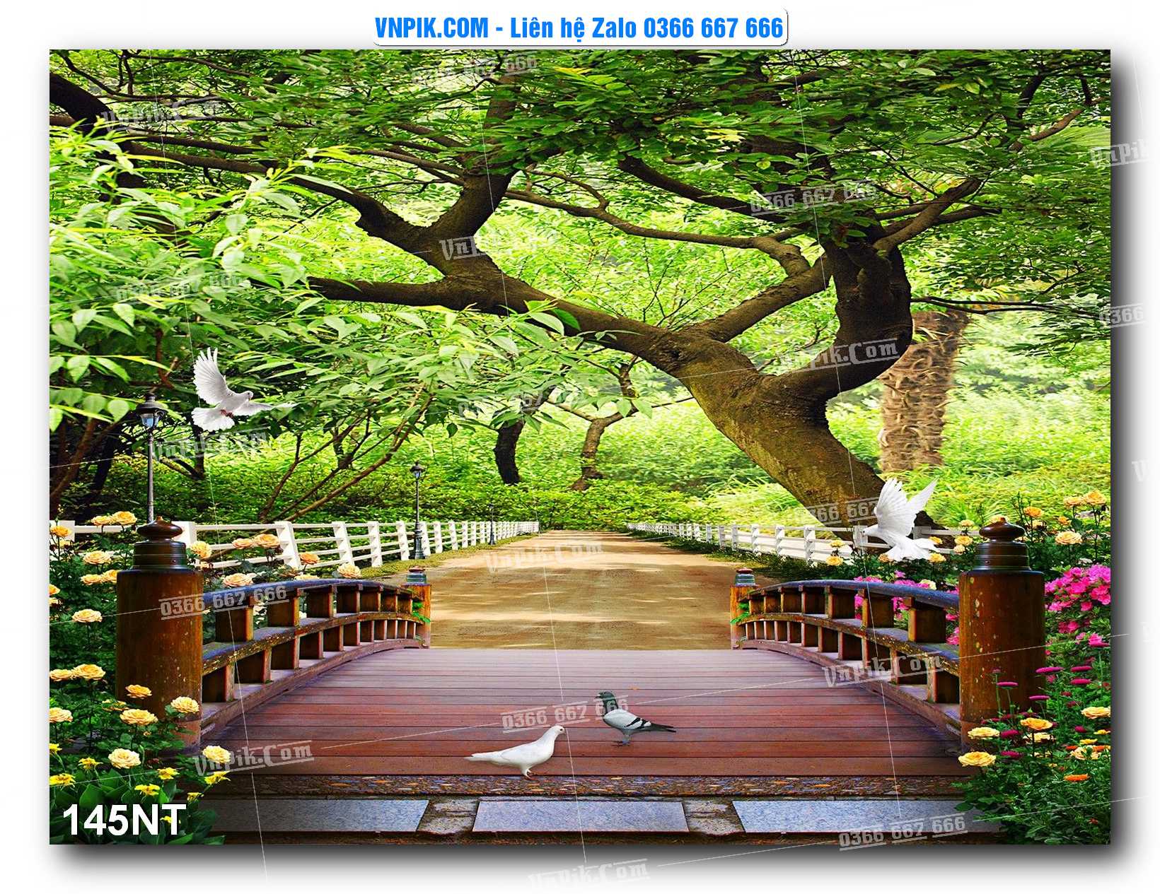 Tranh Trang Trí Phong Cảnh Nghệ Thuật Mã Số 145NT