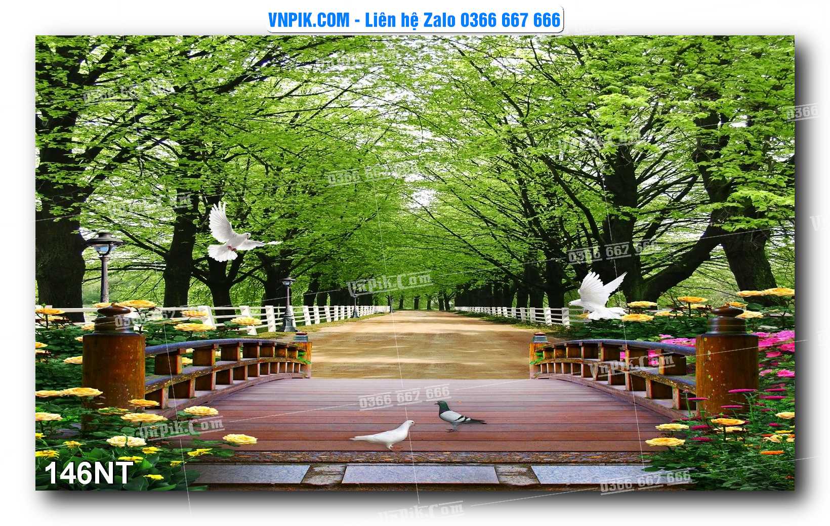 Tranh Trang Trí Phong Cảnh Nghệ Thuật Mã Số 146NT