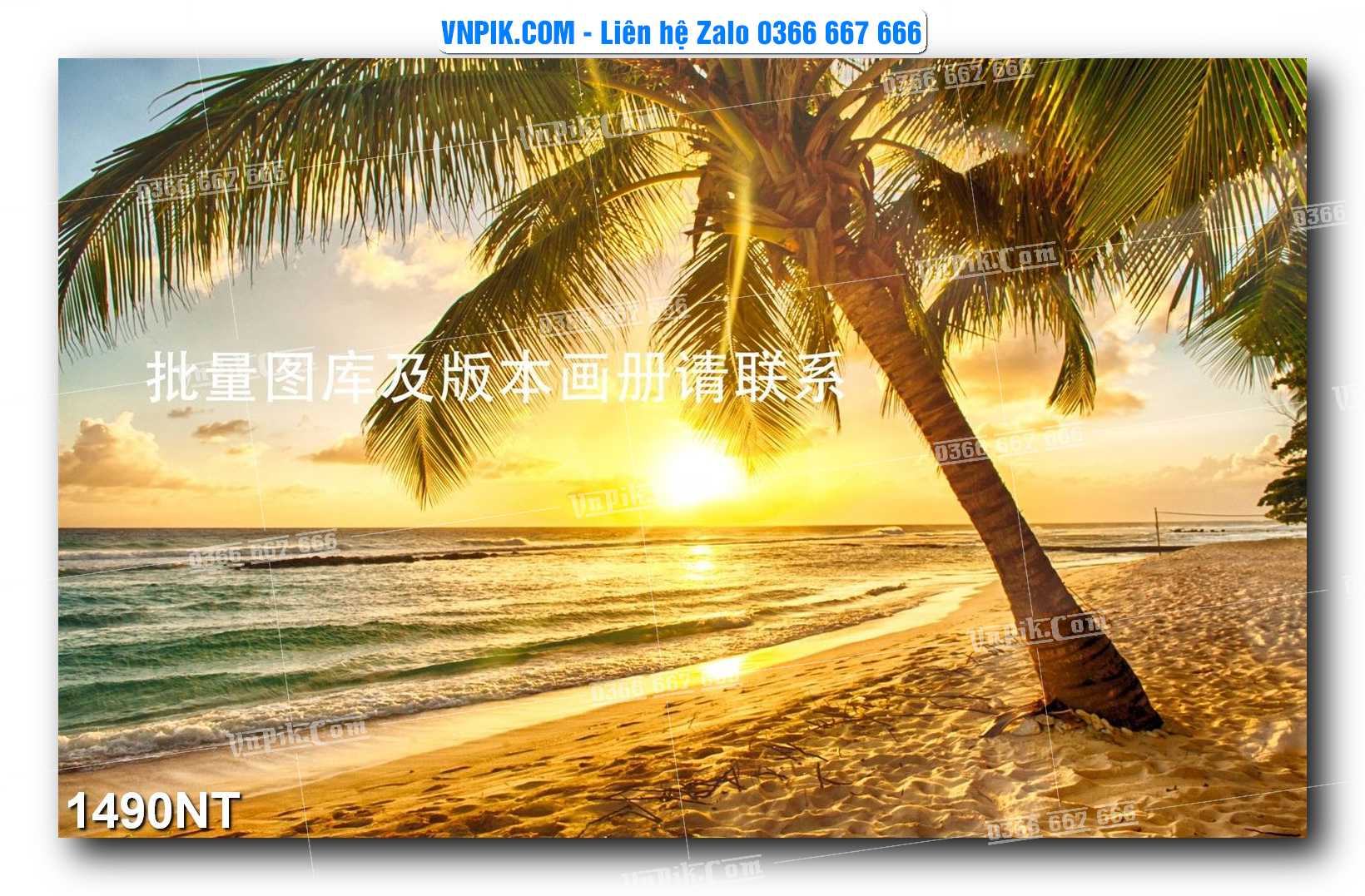Tranh Trang Trí Phong Cảnh Nghệ Thuật Mã Số 1490NT