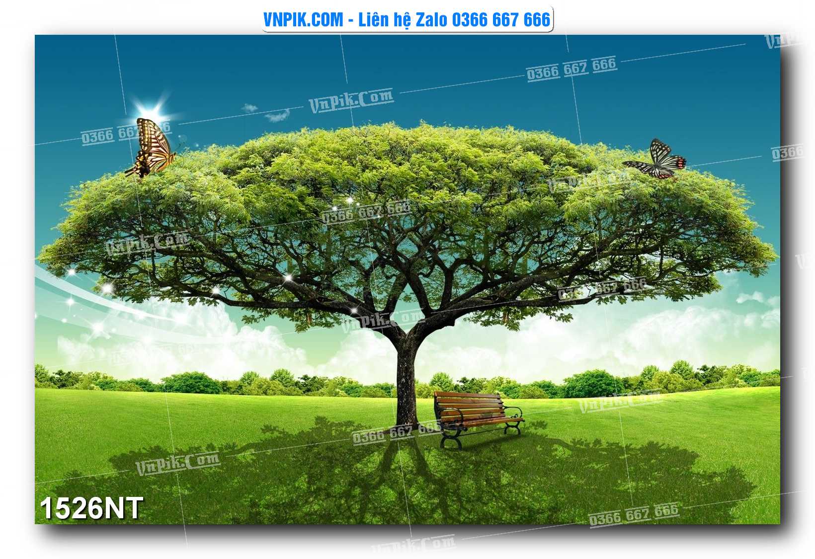Tranh Trang Trí Phong Cảnh Nghệ Thuật Mã Số 1526NT