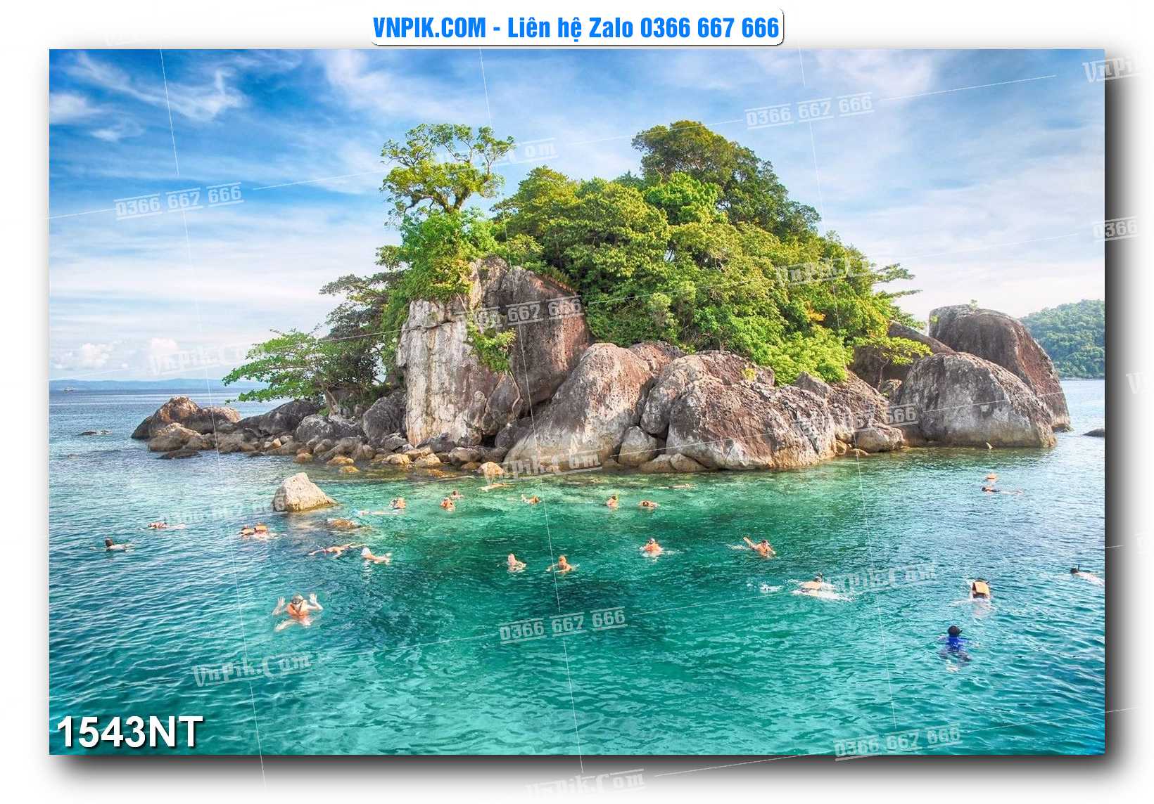 Tranh Trang Trí Phong Cảnh Nghệ Thuật Mã Số 1543NT