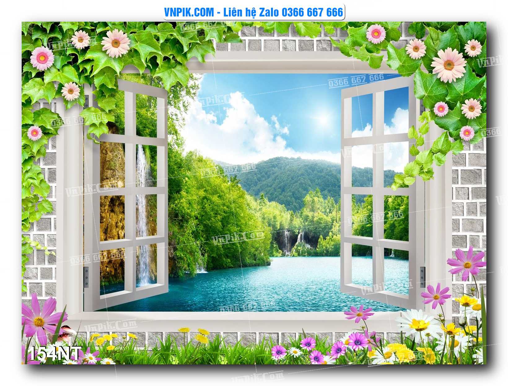 Tranh Trang Trí Phong Cảnh Nghệ Thuật Mã Số 154NT