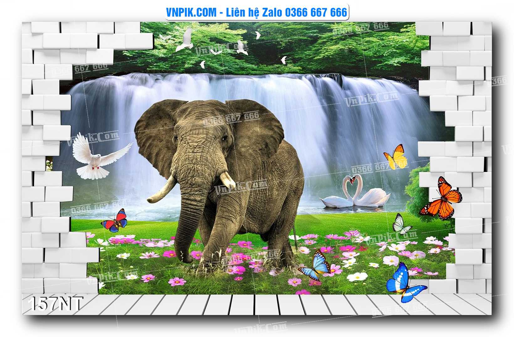 Tranh Trang Trí Phong Cảnh Nghệ Thuật Mã Số 157NT