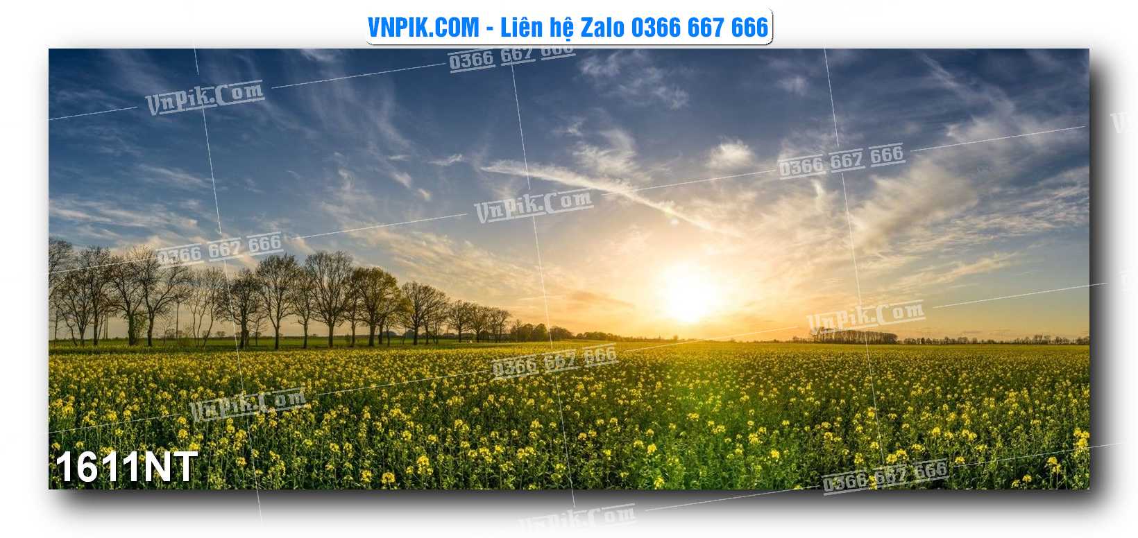 Tranh Trang Trí Phong Cảnh Nghệ Thuật Mã Số 1611NT