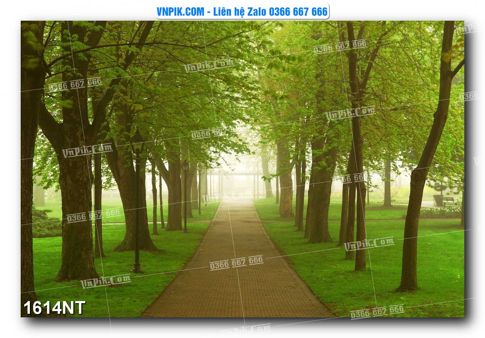 Tranh Trang Trí Phong Cảnh Nghệ Thuật Mã Số 1614NT