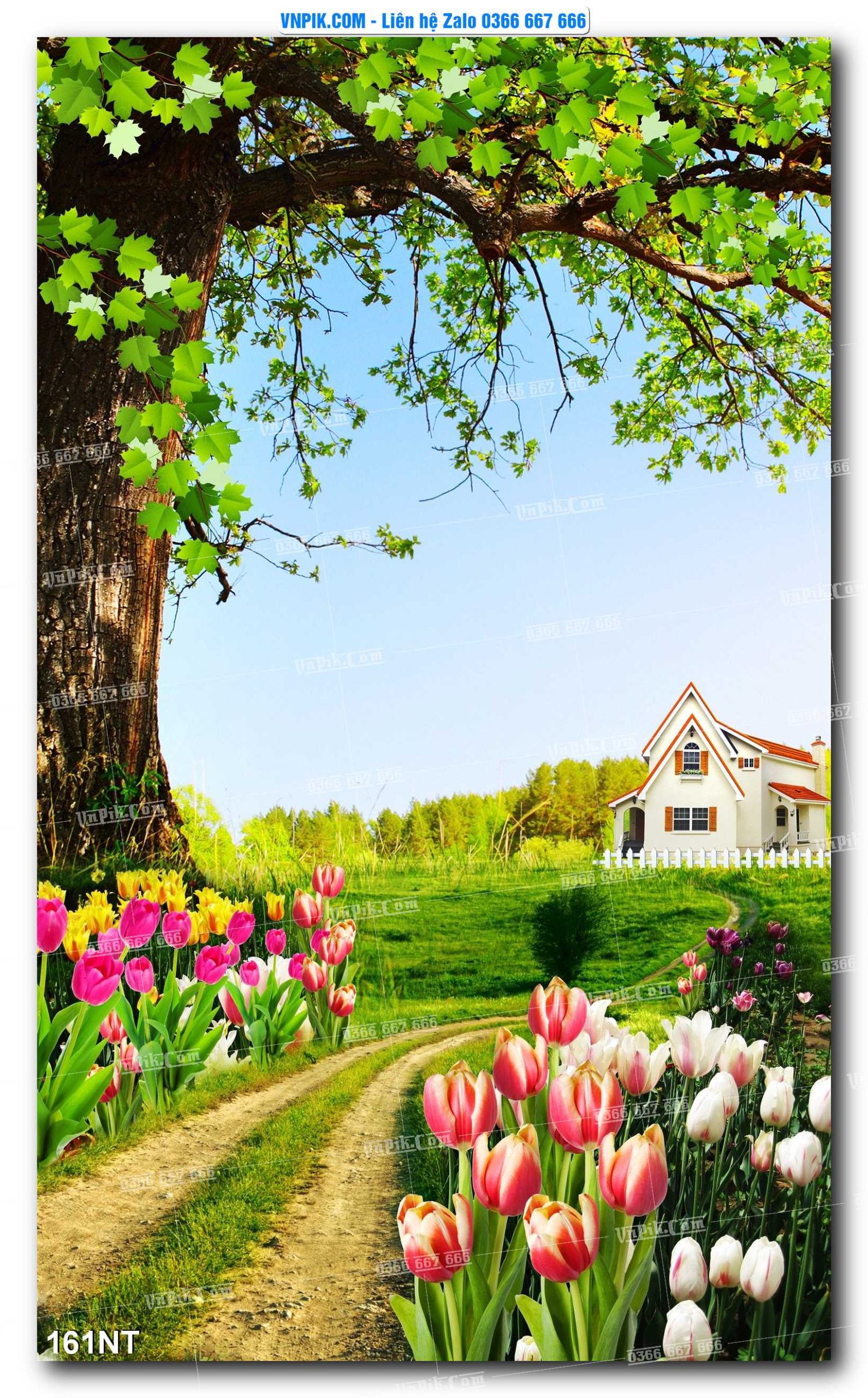 Tranh Trang Trí Phong Cảnh Nghệ Thuật Mã Số 161NT