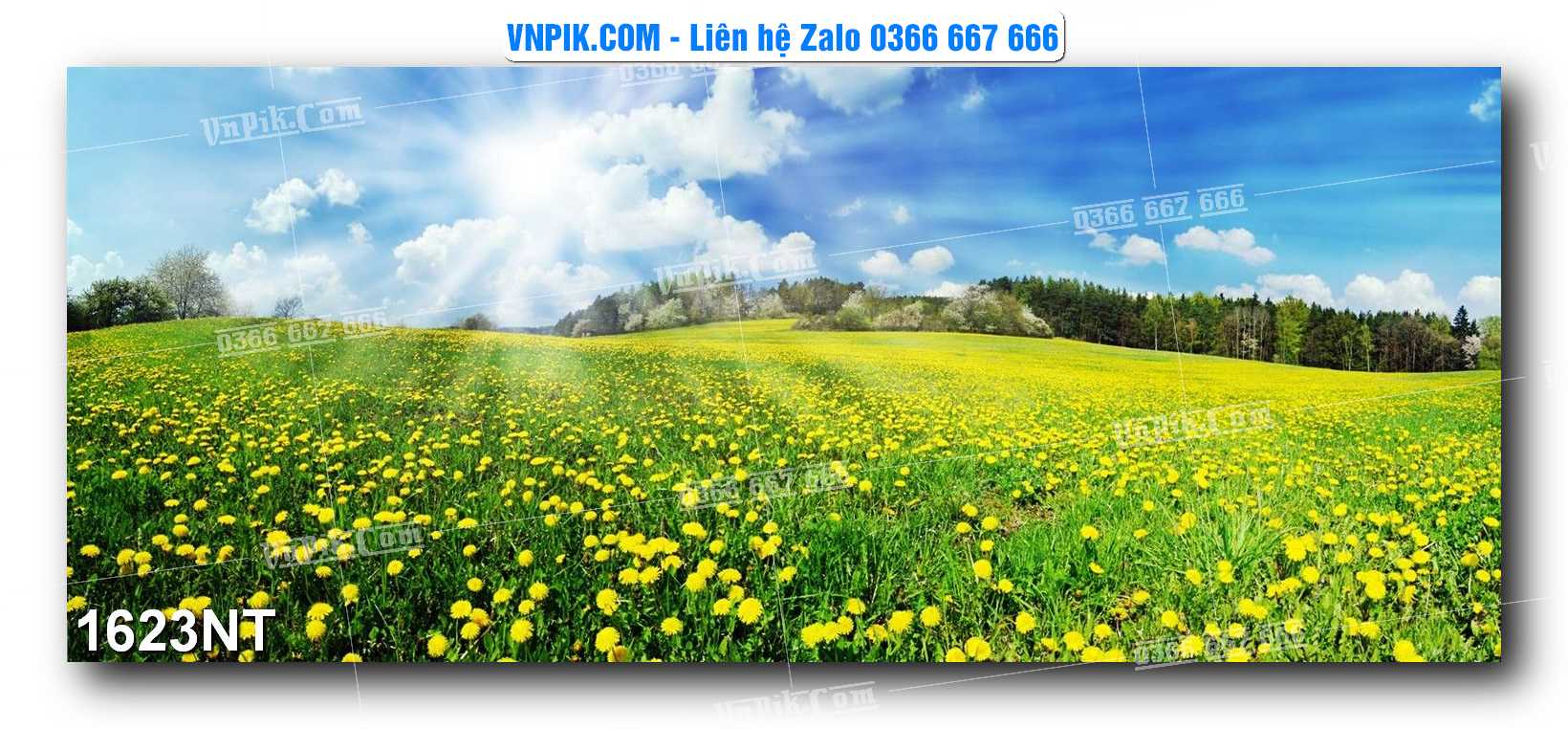 Tranh Trang Trí Phong Cảnh Nghệ Thuật Mã Số 1623NT