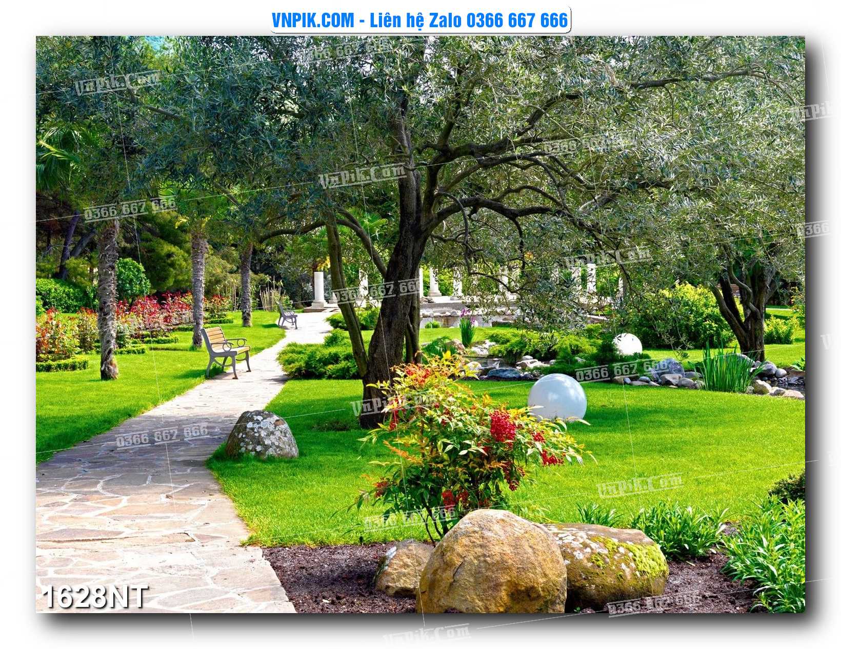 Tranh Trang Trí Phong Cảnh Nghệ Thuật Mã Số 1628NT