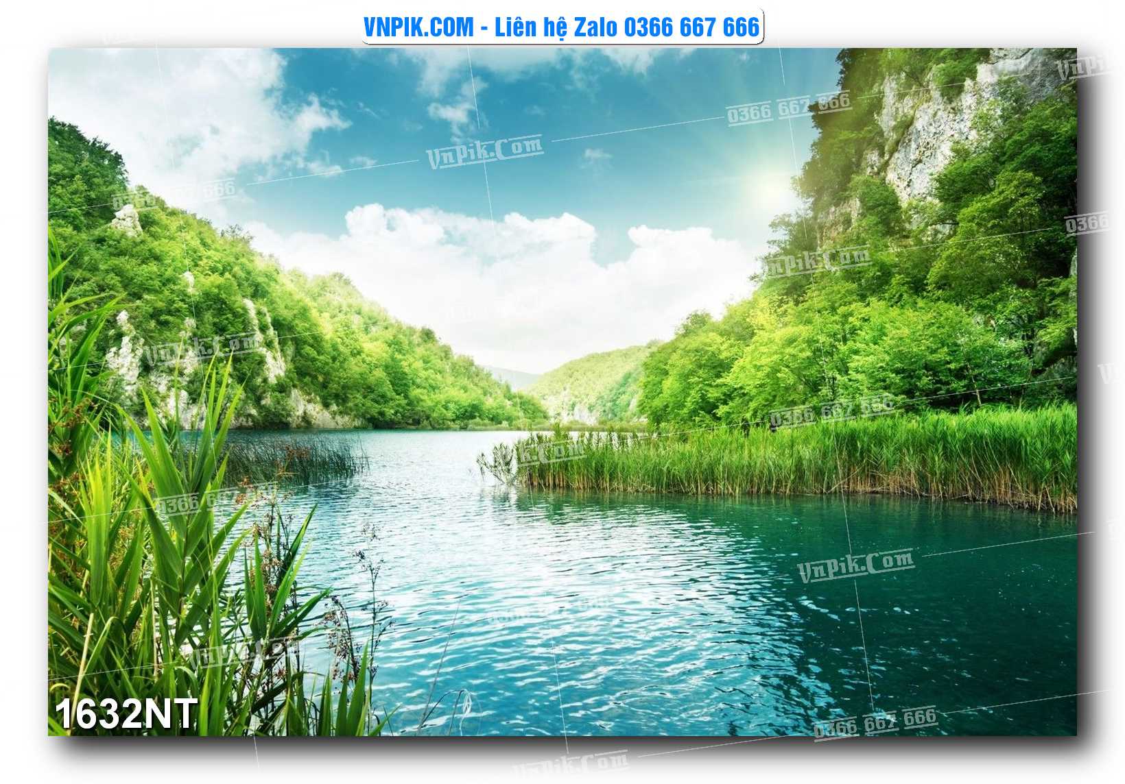 Tranh Trang Trí Phong Cảnh Nghệ Thuật Mã Số 1632NT