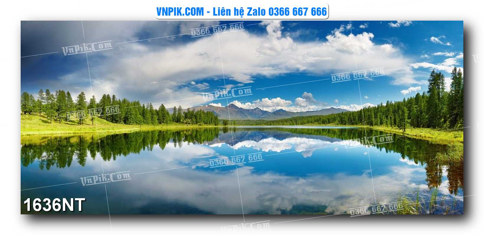 Tranh Trang Trí Phong Cảnh Nghệ Thuật Mã Số 1636NT