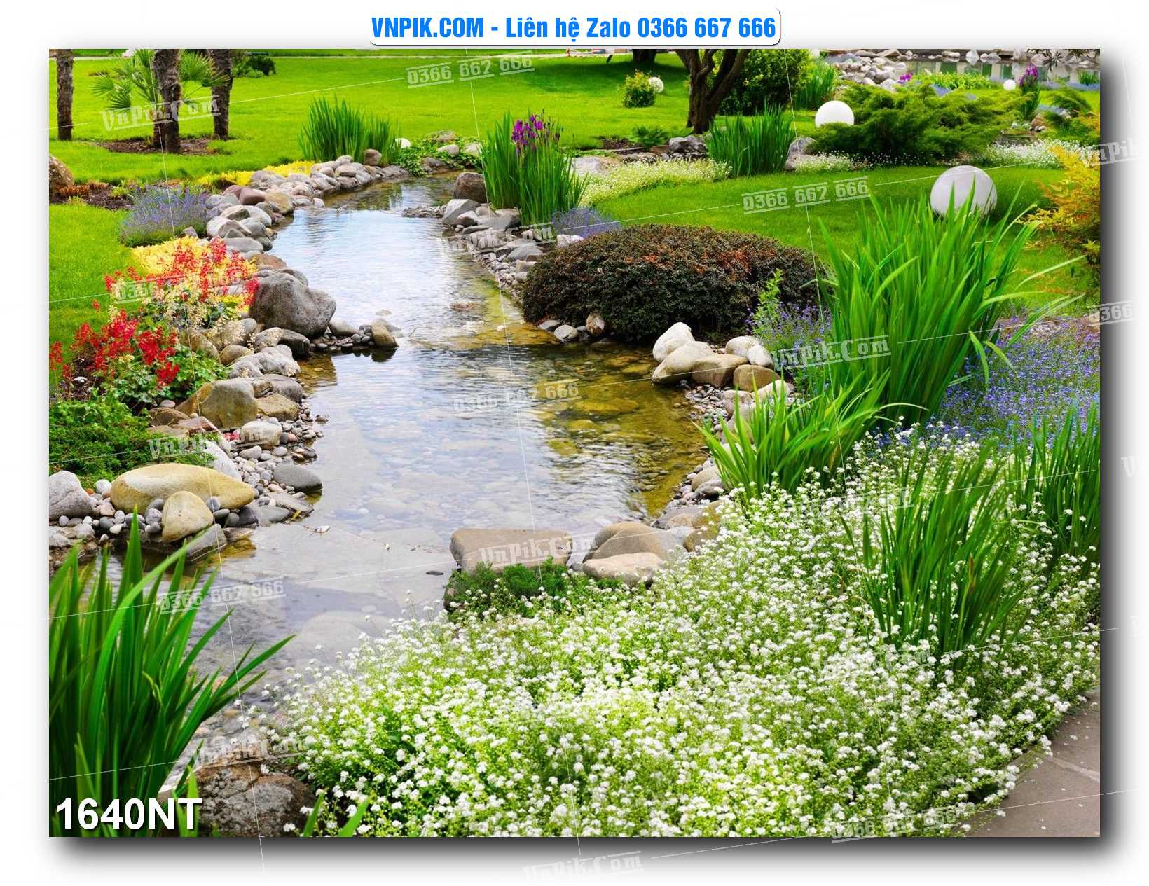 Tranh Trang Trí Phong Cảnh Nghệ Thuật Mã Số 1640NT