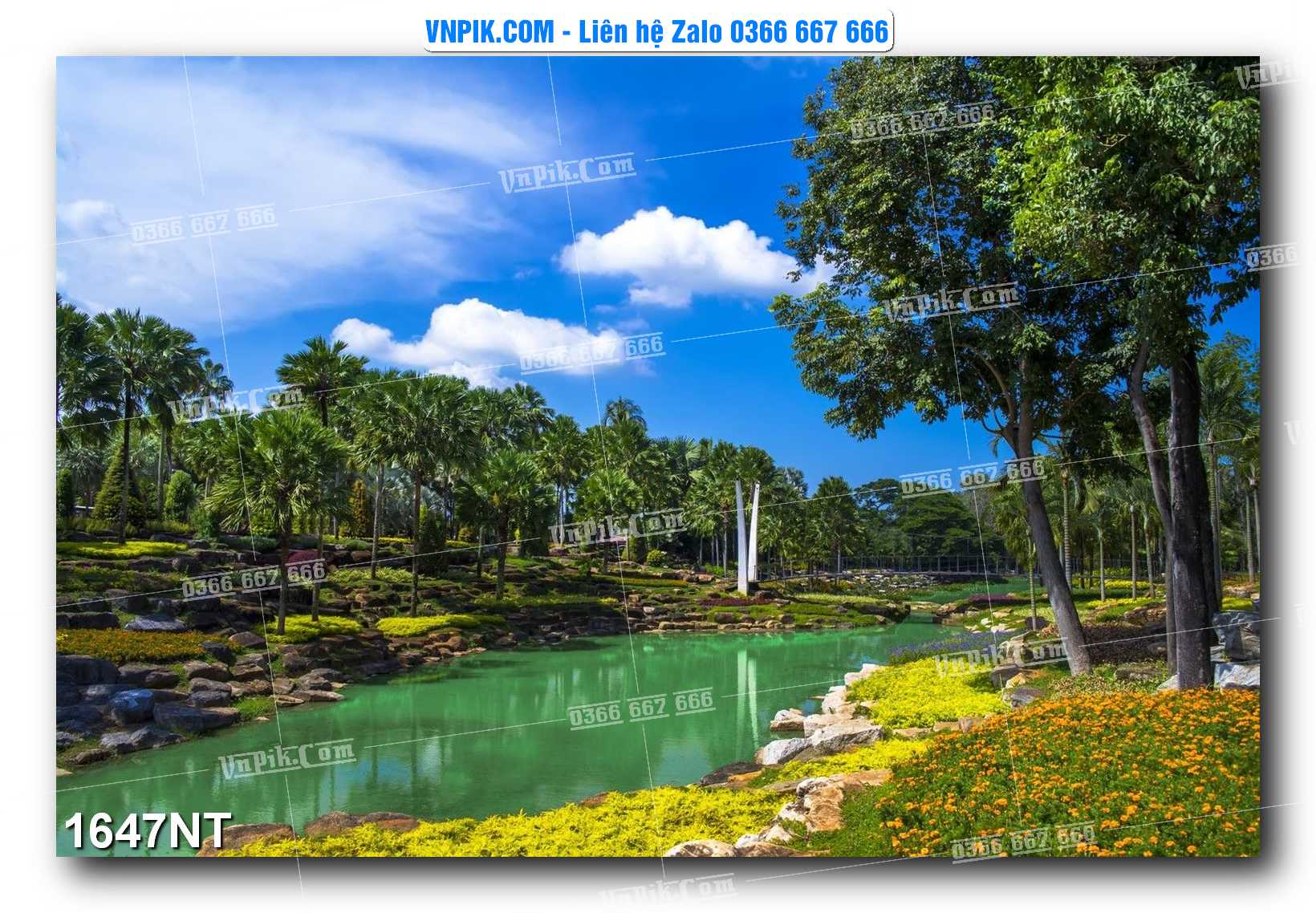 Tranh Trang Trí Phong Cảnh Nghệ Thuật Mã Số 1647NT