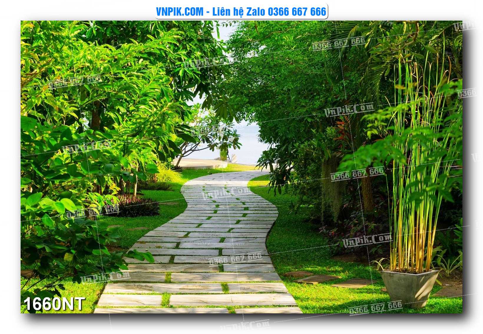 Tranh Trang Trí Phong Cảnh Nghệ Thuật Mã Số 1660NT