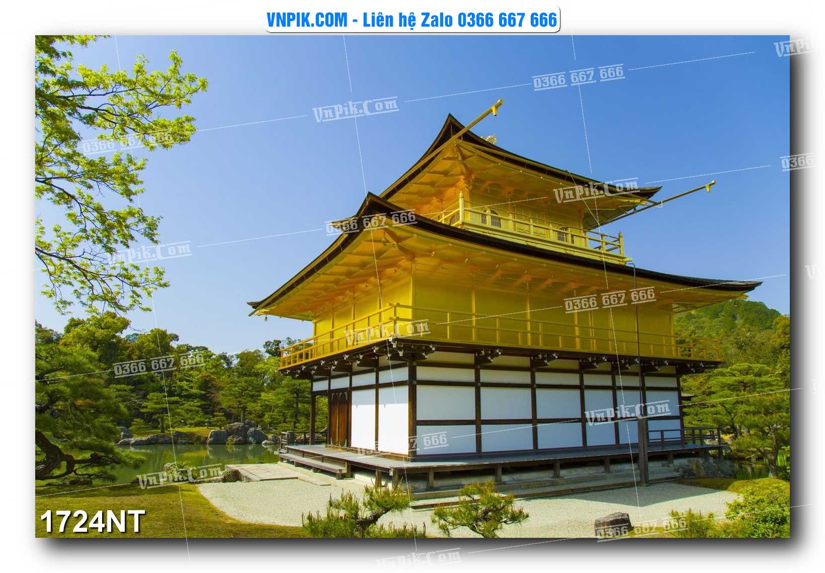 Tranh Trang Trí Phong Cảnh Nghệ Thuật Mã Số 1724NT
