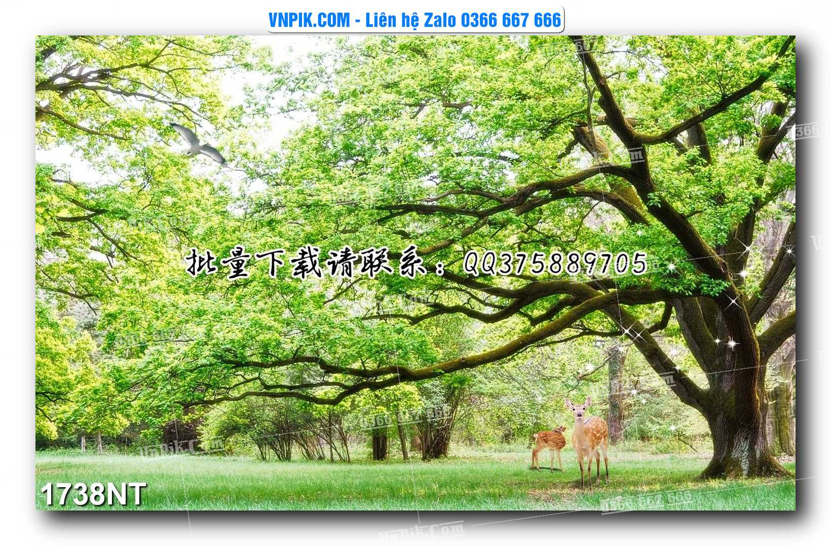 Tranh Trang Trí Phong Cảnh Nghệ Thuật Mã Số 1738NT