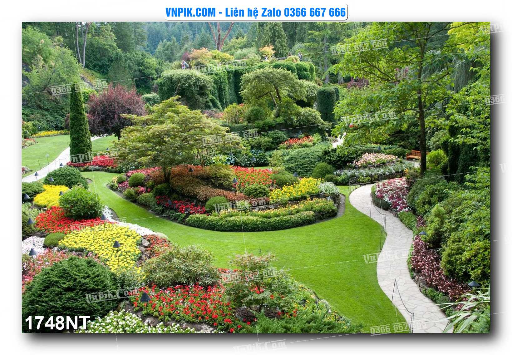 Tranh Trang Trí Phong Cảnh Nghệ Thuật Mã Số 1748NT