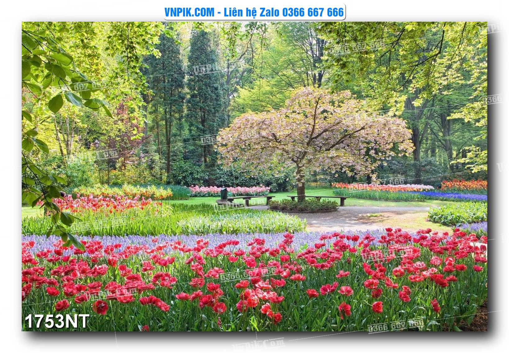 Tranh Trang Trí Phong Cảnh Nghệ Thuật Mã Số 1753NT