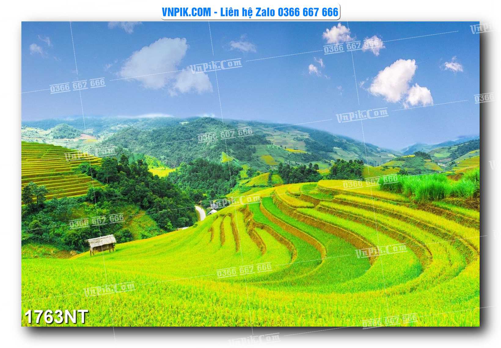 Tranh Trang Trí Phong Cảnh Nghệ Thuật Mã Số 1763NT