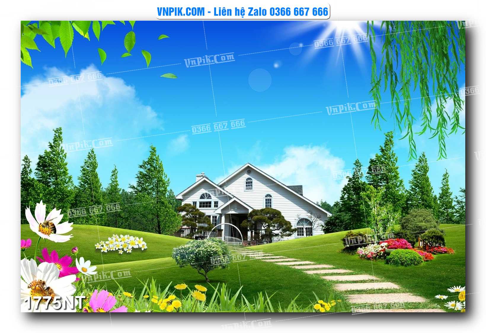 Tranh Trang Trí Phong Cảnh Nghệ Thuật Mã Số 1775NT