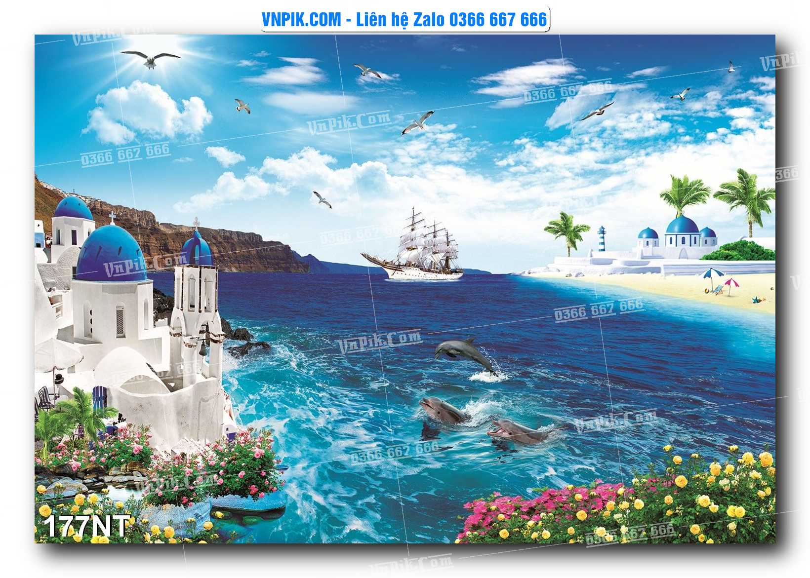 Tranh Trang Trí Phong Cảnh Nghệ Thuật Mã Số 177NT