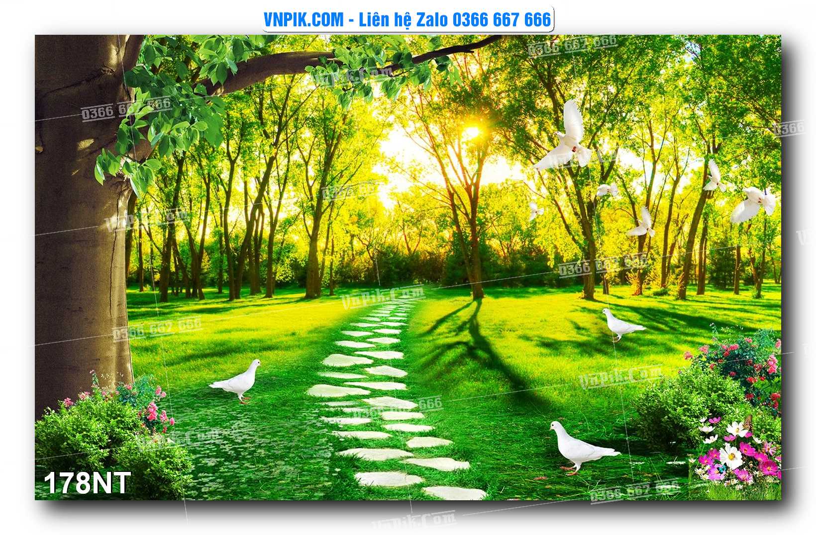 Tranh Trang Trí Phong Cảnh Nghệ Thuật Mã Số 178NT