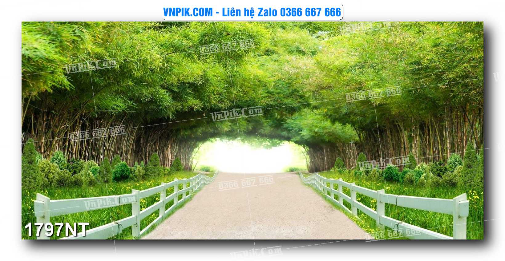 Tranh Trang Trí Phong Cảnh Nghệ Thuật Mã Số 1797NT