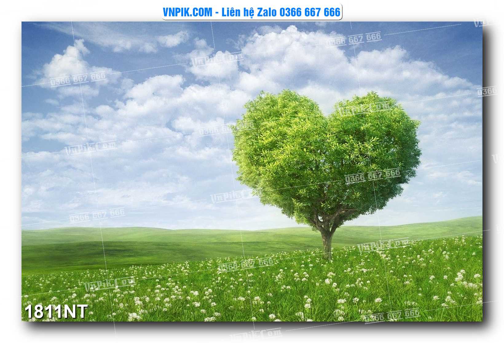 Tranh Trang Trí Phong Cảnh Nghệ Thuật Mã Số 1811NT
