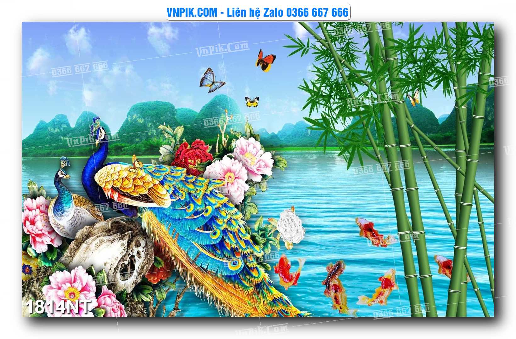 Tranh Trang Trí Phong Cảnh Nghệ Thuật Mã Số 1814NT