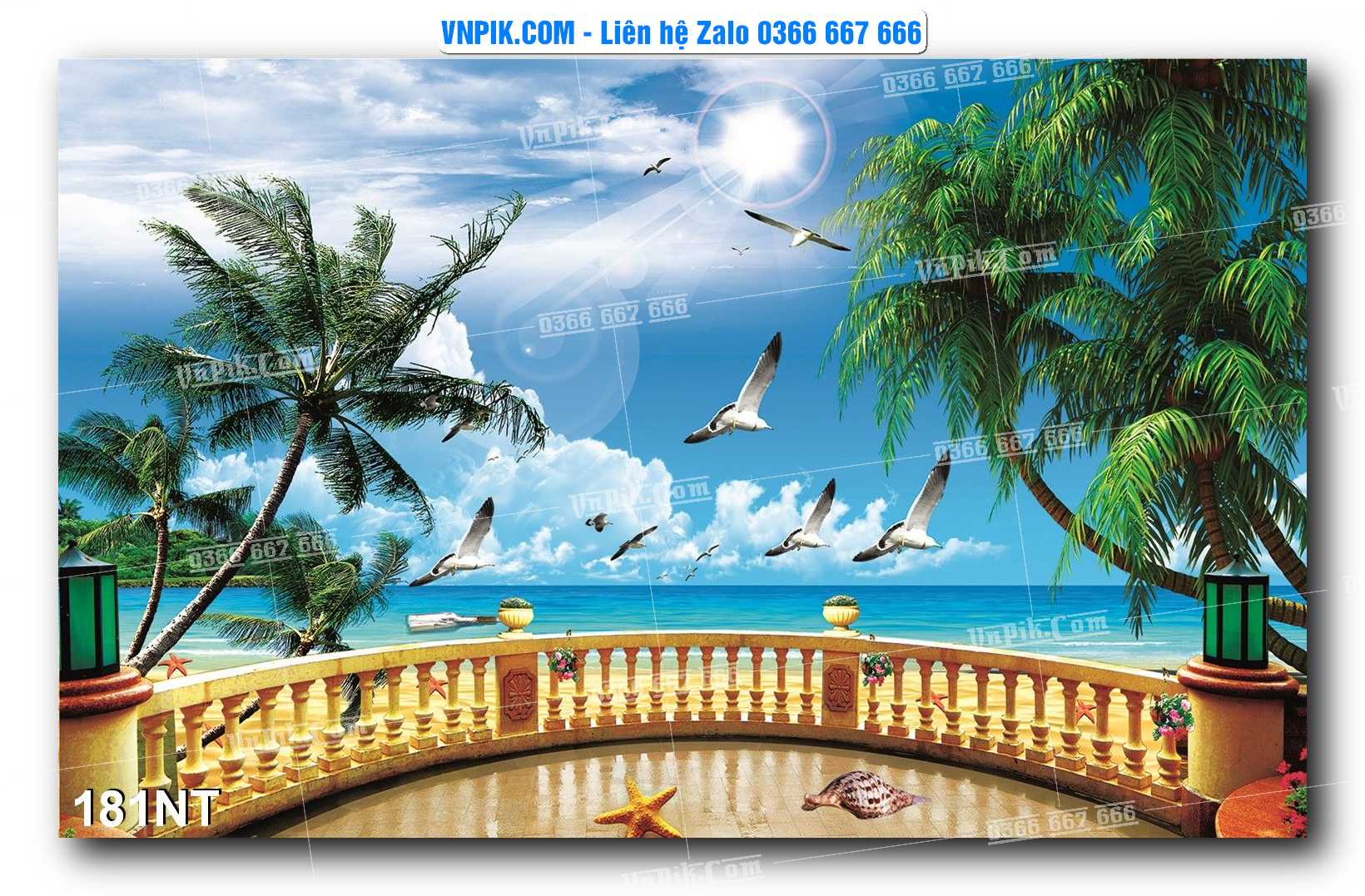 Tranh Trang Trí Phong Cảnh Nghệ Thuật Mã Số 181NT