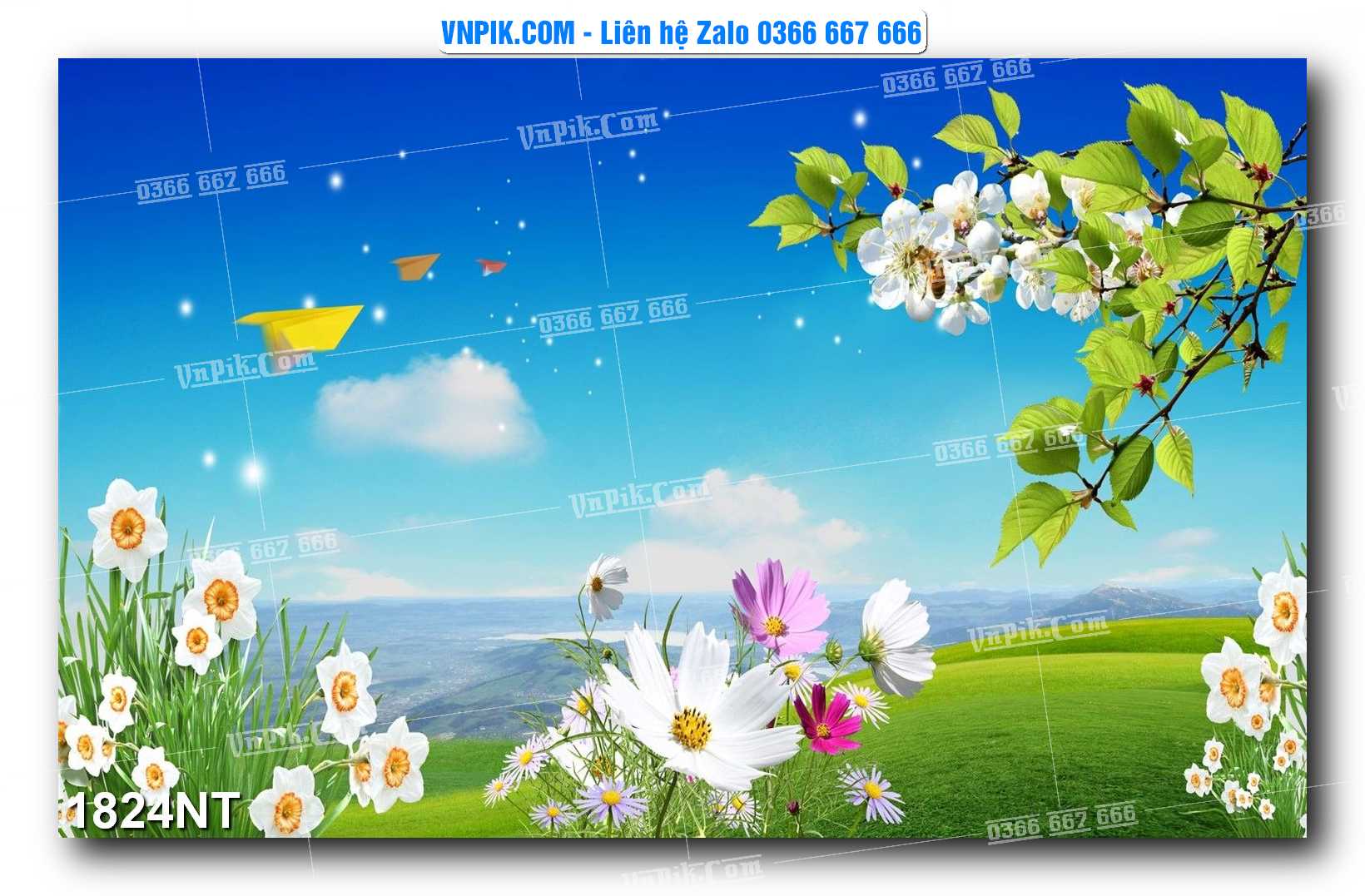 Tranh Trang Trí Phong Cảnh Nghệ Thuật Mã Số 1824NT