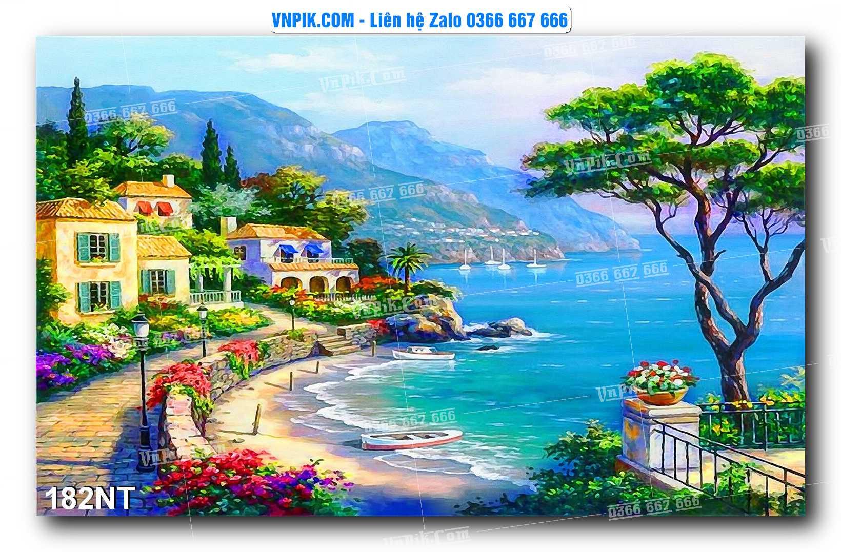 Tranh Trang Trí Phong Cảnh Nghệ Thuật Mã Số 182NT