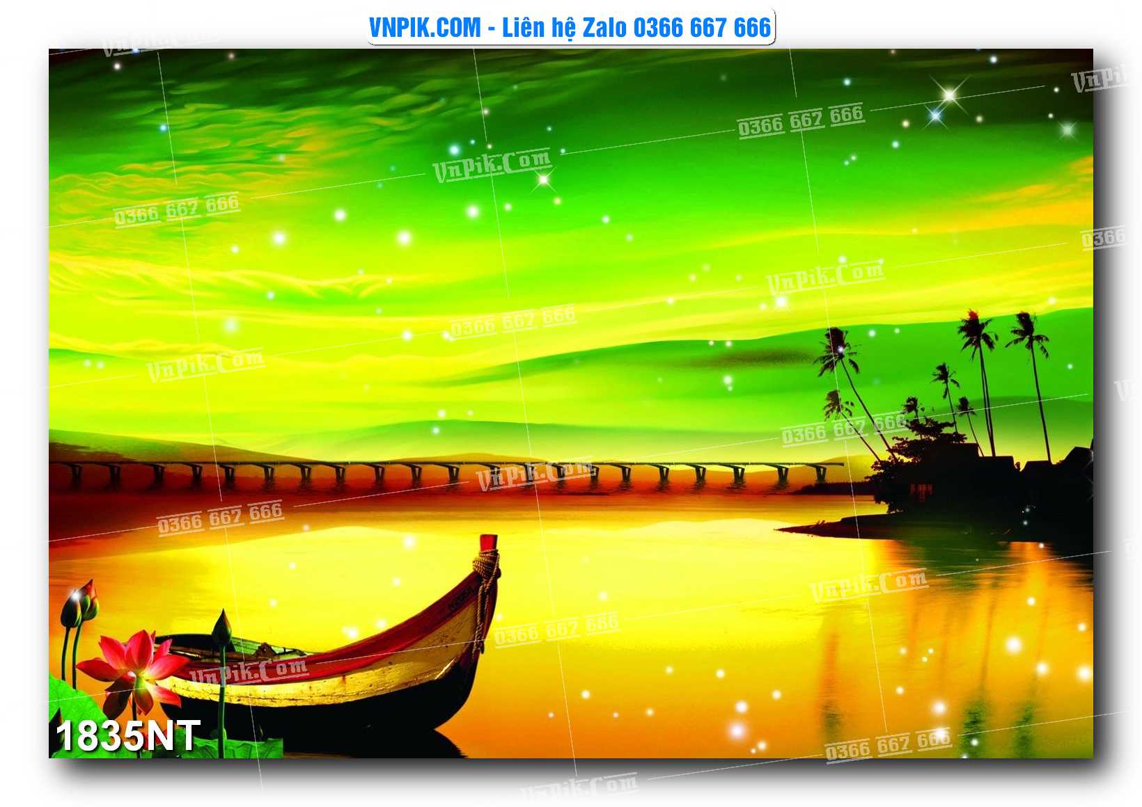Tranh Trang Trí Phong Cảnh Nghệ Thuật Mã Số 1835NT