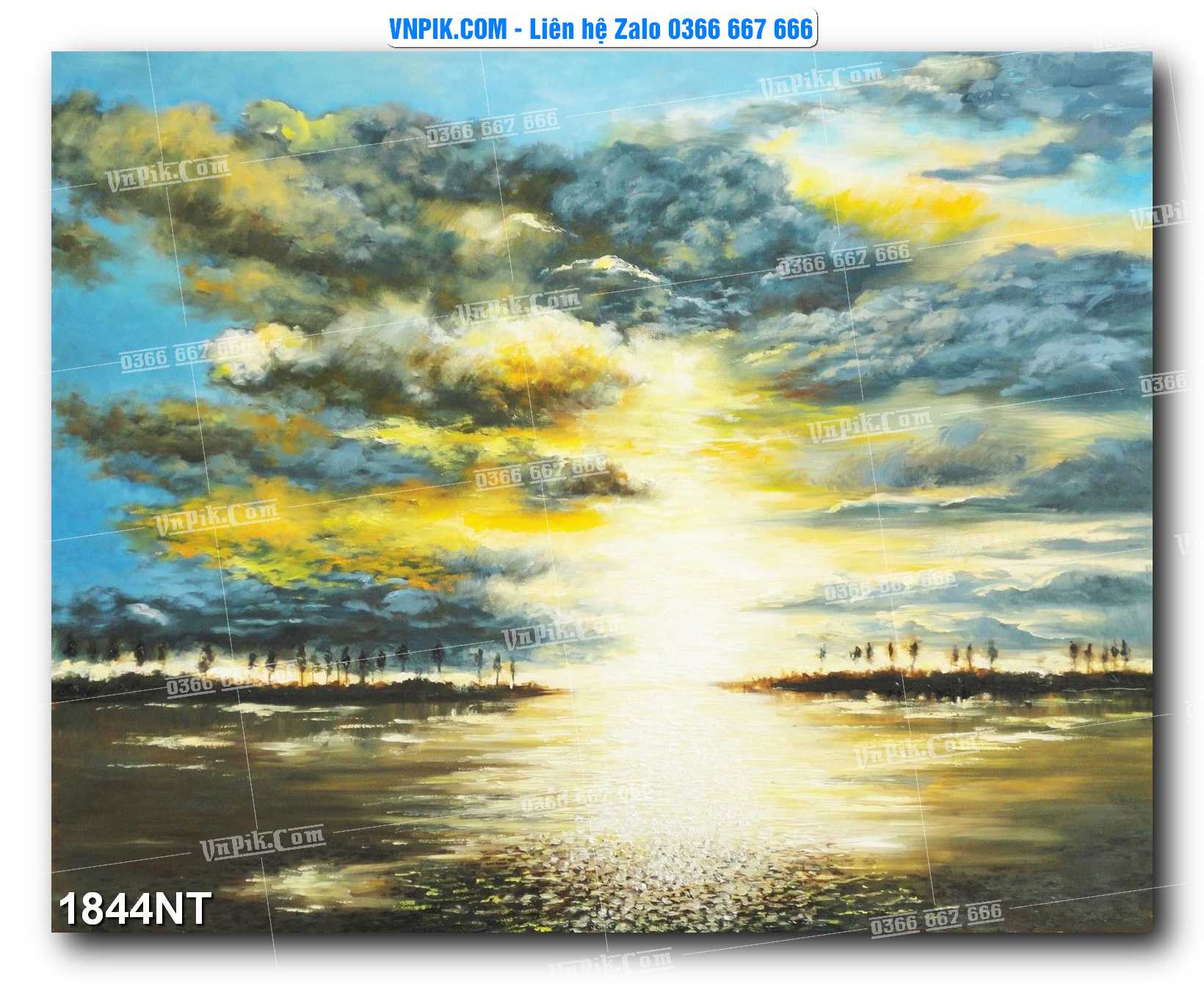 Tranh Trang Trí Phong Cảnh Nghệ Thuật Mã Số 1844NT